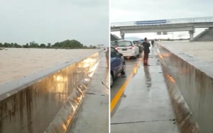 Banjir di Madiun Makin Meluas, Jalan Tol Berubah Jadi 'Kolam' Hingga Ditutup Sementara
