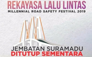 Gelar Acara Milenial Road Safety Festival, Polisi Tutup 6 Jam Jembatan Suramadu 17 Maret Nanti