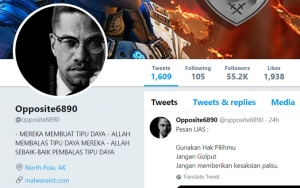 Pemilik Akun @opposite6890 Diburu Usai Tuding Polri Bentuk Tim Buzzer Untuk Menangkan Jokowi
