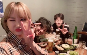 DinDin Unggah Foto Nongkrong Bareng Bang Yong Guk dan LE EXID, Fans Ucapkan Terimakasih