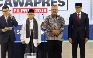  Debat Cawapres 2019: Jokowi Pergi Sebelum Acara, Sandiaga Beri Ucapan Ultah Ke Maruf