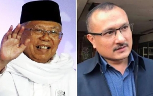 Ma'ruf Amin Banggakan 'Infrastruktur Langit' Jokowi, Ferdinand Hutahaean Beri Komentar Menohok