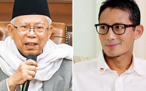 BPN Sindir Ma'ruf Amin Pakai Contekan, Puji Komitmen Sandiaga Paperless Bawa Gadget Saat Debat