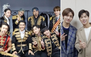 SuJu dan TVXQ Heboh Pose Keren Syuting di Candi Borobudur