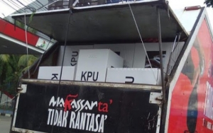 Heboh Mobil Sampah Angkut Kotak Suara, Begini Penjelasan KPU Makassar