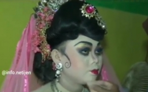 Riasan Pengantin Ini Viral Disebut Mirip Ondel-Ondel, MUA Bikin Netizen Emosi