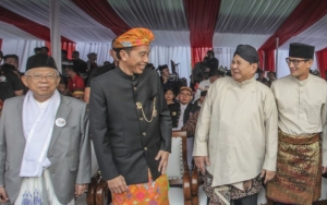 Ma'ruf Amin Dihadang Pendukung Prabowo-Sandi, Ziarah di Pamekasan Terpaksa Batal