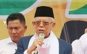 Ma'ruf Amin: Jembatan Suramadu Gratis, Masa Enggak Milih Jokowi? 