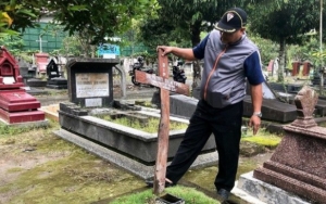 Nisan Salib di Makam Bethesda Yogya Dibakar Orang Tak Dikenal, Ada Milik Istri Pahlawan Revolusi