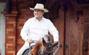 Prabowo Subianto Bakal Naik Kuda Saat Pergi Nyoblos ke TPS 