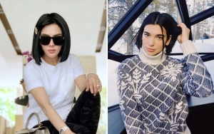  Pakai Cardigan Kembaran, Fans Puji Bodi Mungil Syahrini Lebih 'Mantul' Dibanding Dua Lipa