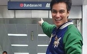  Dibolehkan Bawa Skuter, Baim Wong Nyaman Pakai MRT