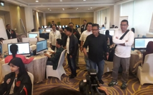 'War Room' Tempat Penghitungan Suara TKN Jokowi Sukses Buat Media Asing Takjub