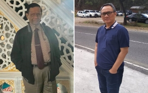 Kerap 'Adu Mulut' di Medsos, Mahfud MD dan Andi Arief Pamer 'Kemesraan' saat Jenguk Ani Yudhoyono