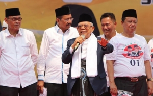 Ma'ruf Amin Sebut Tolak Hasil Pilpres Tapi Terima Pileg Sebagai 'Iman Sebagian'