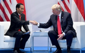 Presiden AS Donald Trump Ucapkan Selamat ke Jokowi, Sebut Indonesia Contoh Negara Demokrasi