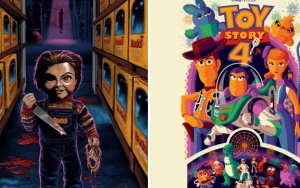 Poster Baru 'Child's Play' Lagi-Lagi Sindir 'Toy Story 4', Chucky Blak-Blakan Bakar Karakter Ini