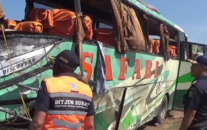 Polisi Tetapkan Penumpang Perebut Kemudi Sopir Bus Sebagai Tersangka Kecelakaan Tol Cipali