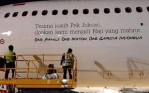 Garuda Benarkan Stiker 'Terima Kasih Jokowi' di Badan Pesawat, Warganet Protes Habis-Habisan