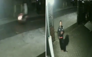 Viral Video Satpam Lari Tunggang-Langgang Akibat Lihat Motor Bonceng Pocong