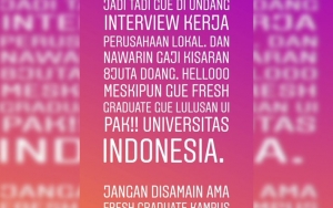 Sindir Lulusan UI Keluhkan Gaji, Tagar #gaji8juta Penuh Cuitan Kocak Warganet