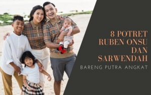 8 Potret Ruben Onsu dan Sarwendah Bareng Putra Angkat, Tulus Bak Anak Sendiri