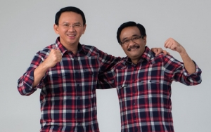 Eks Gubernur DKI Berpose Bersama Ahok di Kongres PDIP, Warganet 'Gagal Move On'