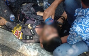 Mengerikan, 3 Anggota Polisi Terbakar Hidup-Hidup Saat Amankan Demo di  Cianjur