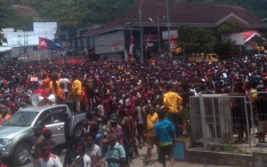 Demo Kembali Memanas di Papua, Aktivitas Warga di Jayapura Lumpuh Total