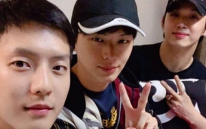 Istirahat Wamil, Minhyuk BTOB Temu Kangen Bareng Yook Sungjae dan Hyunsik