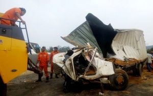 Soal Kecelakaan Maut Tol Cipularang, Dishub Klaim Rutin Razia Truk Overload
