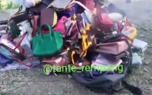 Begini Klarifikasi Pemilik Online Shop Indonesia yang Bakar Tas Senilai Rp 50 Juta