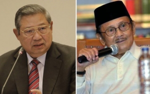 SBY Jenguk BJ Habibie dan Tunda Buka Acara Partai Demokrat 