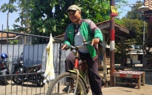 Viral Driver Ojol yang Antar Makanan Dengan Sepeda, Ternyata Ini Alasannya
