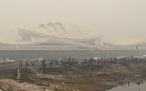 Jarak Pandang Hanya 600 Meter, Penerbangan Palangkaraya Hampir Lumpuh Akibat Karhutla