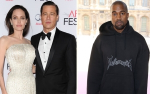 Angelina Jolie Minta Brad Pitt Jauhi Kanye West dan Keluarga Kardashian