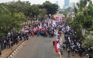 Berlangsung Tertib, Kapolda Metro Jaya Apresiasi Demo Buruh