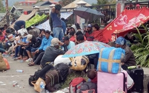 Ratusan Perantau Kembali Ke Jawa Timur Usai Kerusuhan Wamena