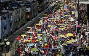 Jurnalis WNI Tertembak di Demo Hong Kong, Kepala Polisi Dituntut