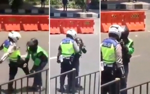 Viral Polisi Tendang dan Pukul Driver Ojol, Begini Klarifikasi Kapolres Bogor