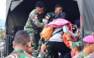 Puluhan Pengungsi Wamena Tiba Di Surabaya Lewat Jalur Laut