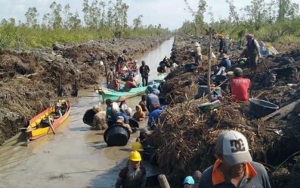 Heboh Warga Terus Gali Harta Karun, Polisi Jaga Lokasi Peninggalan Sriwijaya