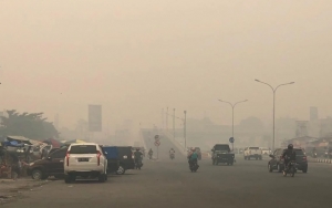Satgas Karhutla Palembang Gelar Salat Istisqa Usai Kabut Asap Makin Pekat