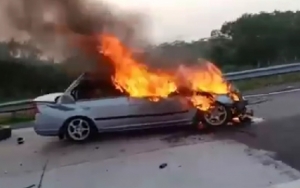Kecelakaan Maut di Tol Trans Sumatera, 4 Korban Tewas Terbakar