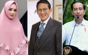 Mulan Jameela Abadikan Momen Sandiaga Uno Beri Ucapan Selamat Ke Jokowi Di Acara Pelantikan