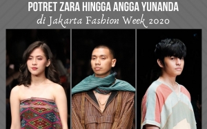 Bak Model Profesional, Intip 12 Potret Zara Hingga Angga Yunanda di Jakarta Fashion Week 2020