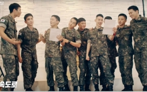 Ada Xiumin EXO Hingga Yoon Jisung, Intip Keseruan Para Idol Wamil Nyanyikan Lagu Tentara 'Run Run'