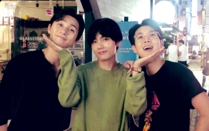 V BTS, Park Seo Joon dan Choi Woo Shik Bela-Belain Ketemu Meski Sibuk Demi Lakukan Ini