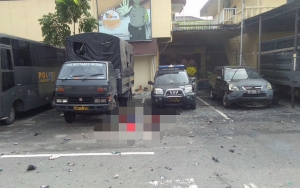 Bom Bunuh Diri Medan Jatuh Korban, 5 Polisi dan 1 Sipil Terluka
