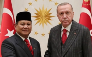 Temui Presiden Turki, Prabowo Sampaikan Salam Dari Jokowi